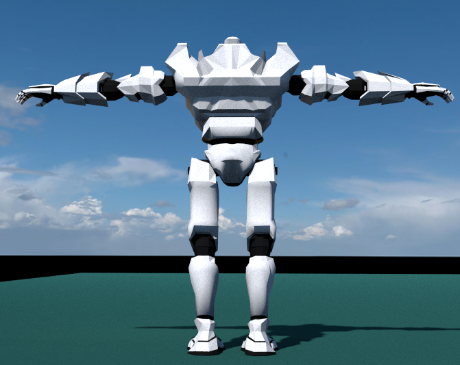 low poly robot preview image 4